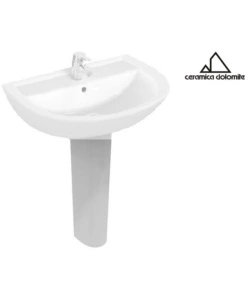 COLONNA IN CERAMICA BIANCO  "SERIE QUARZO" - DOLOMITE.